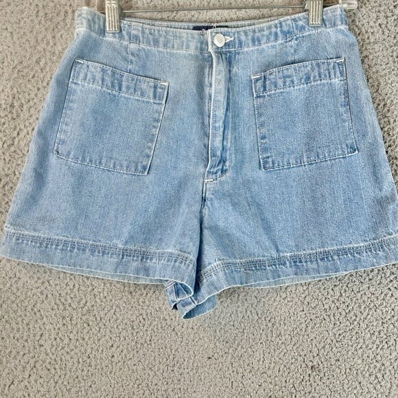 Vintage GAP Denim Shorts 8 Made in Hong Kong - Picture 1 of 6